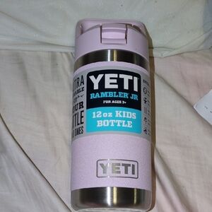Yeti Rambler Jr Kids Bottle - Pink and Silver